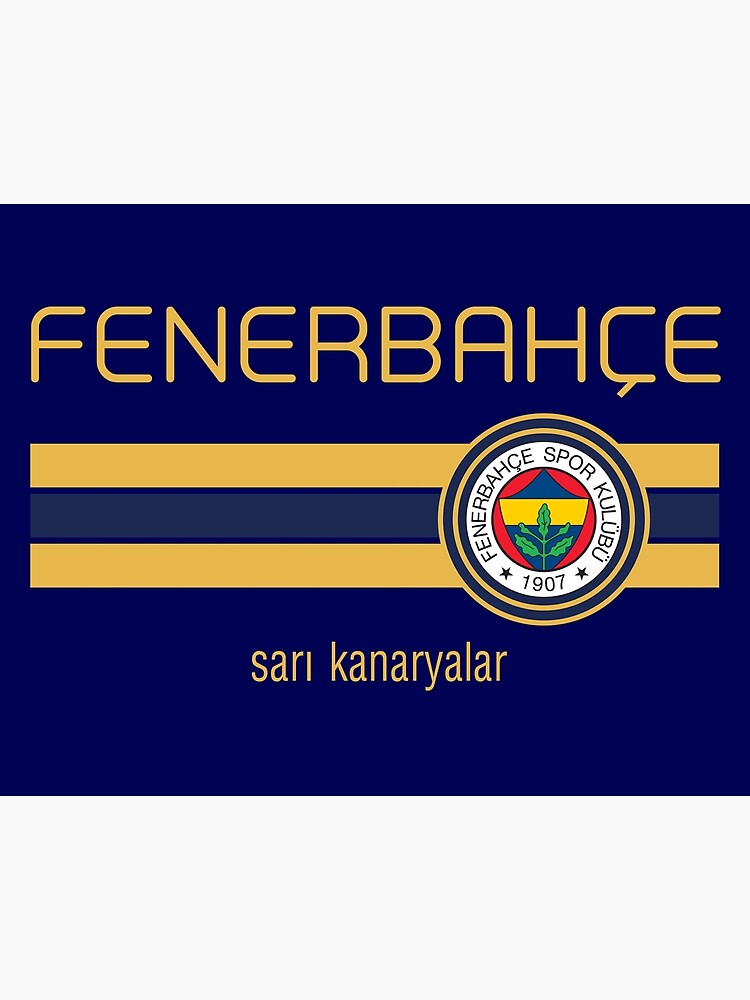 Fenerbahce Istanbul watercolor design Art Board Print by