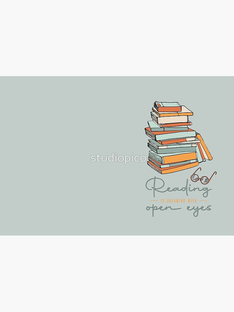 Book Lovers Quote on Reading Poster for Sale by studiopico