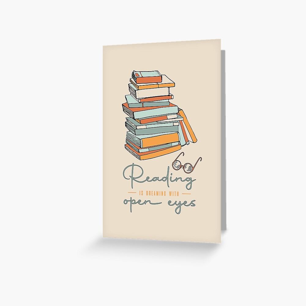 Book Lovers Quote on Reading | Greeting Card