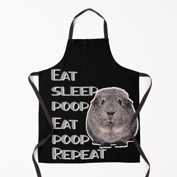 Item preview, Eat sleep poop eat poop repeat - guinea pig designed and sold by 1DaisyChainLane.