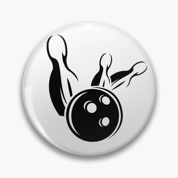 Item preview, Bowling Throw with Skittle Strike - Bowling Team Logo designed and sold by AndreMi.