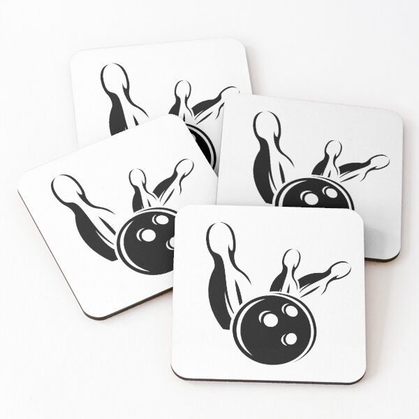 Artikelvorschau, Bowling Wurf mit Kegel Strike - Bowling Team Logo entworfen und verkauft von AndreMi.