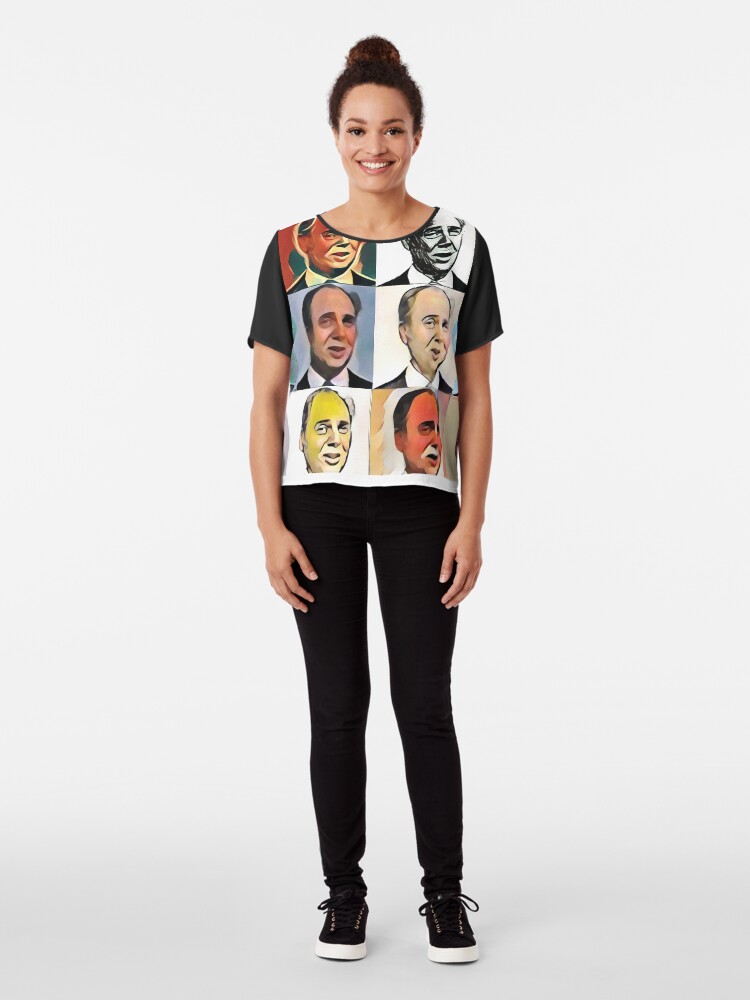 Alternate view of John Daker - Multicolour FanPop Chiffon Top