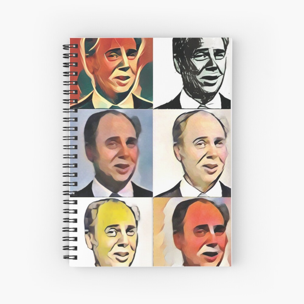 John Daker - Multicolour FanPop Spiral Notebook