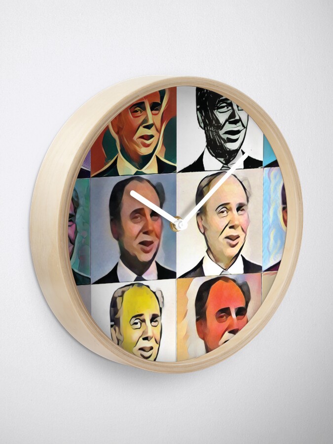 Alternate view of John Daker - Multicolour FanPop Clock