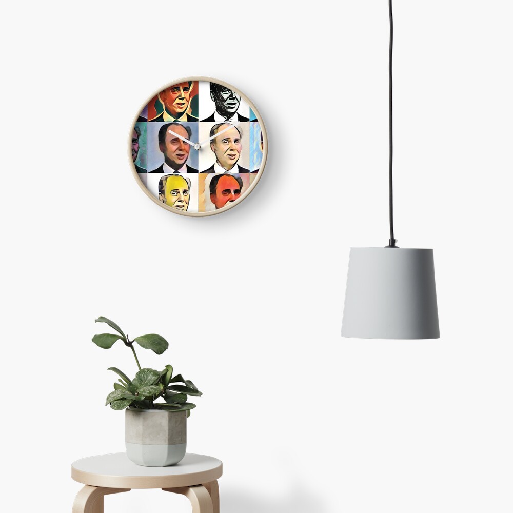 John Daker - Multicolour FanPop Clock