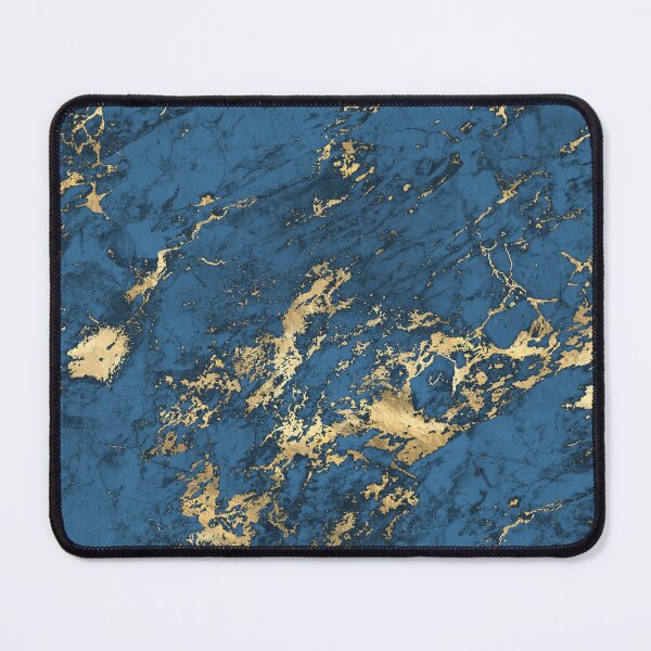 Item preview, Blue And Gold Marble Design designed and sold by RED FIR.