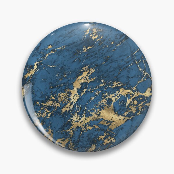 Item preview, Blue And Gold Marble Design designed and sold by RED FIR.