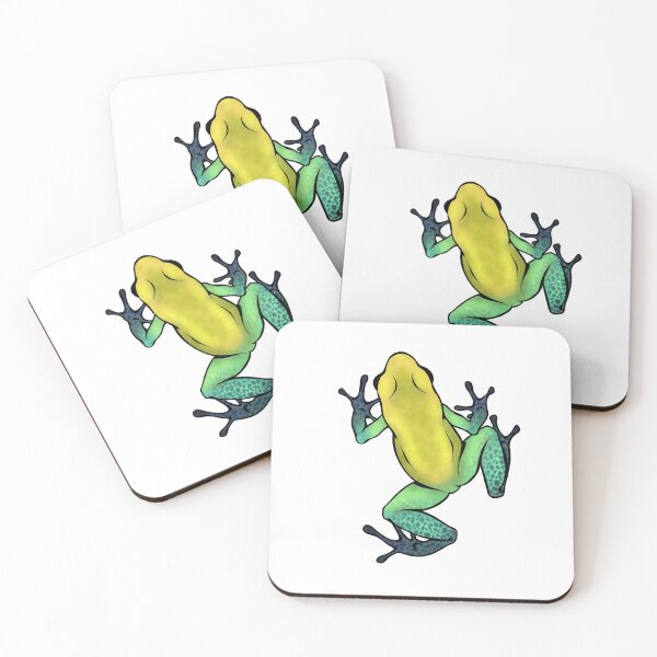 Item preview, Phyllobates bicolor - Black-legged dart frog  designed and sold by porpoisefully.