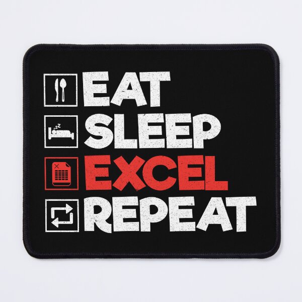 Item preview, Eat Sleep Excel Repeat: Funny Accountant Accounting Bookkeeper designed and sold by Adexyl.