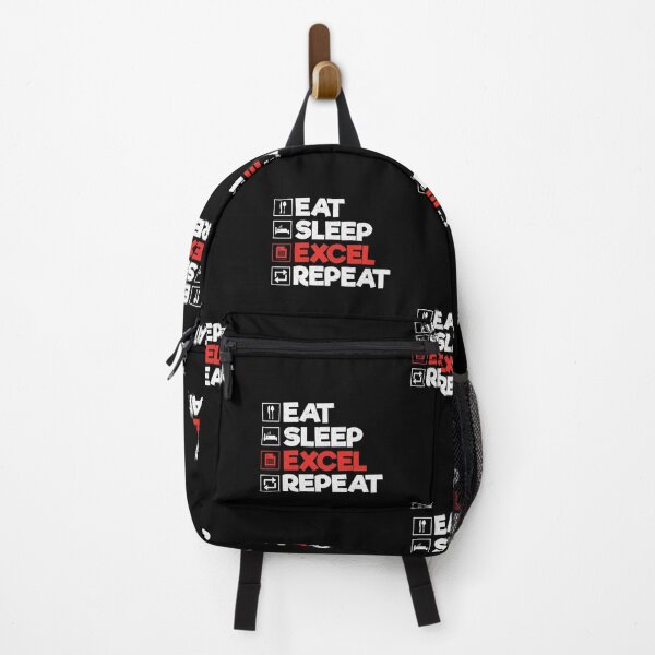 Item preview, Eat Sleep Excel Repeat: Funny Accountant Accounting Bookkeeper designed and sold by Adexyl.