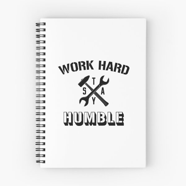 Item preview, Work Hard Stay Humble, Vintage Typography print with Quote. designed and sold by Gomolach.