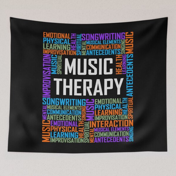 Item preview, Music Therapy Words Therapist Appreciation Graduation designed and sold by ibarrbeat.