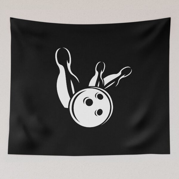 Artikelvorschau, Bowling Strike mit Kegel - Bowling Team Logo entworfen und verkauft von AndreMi.