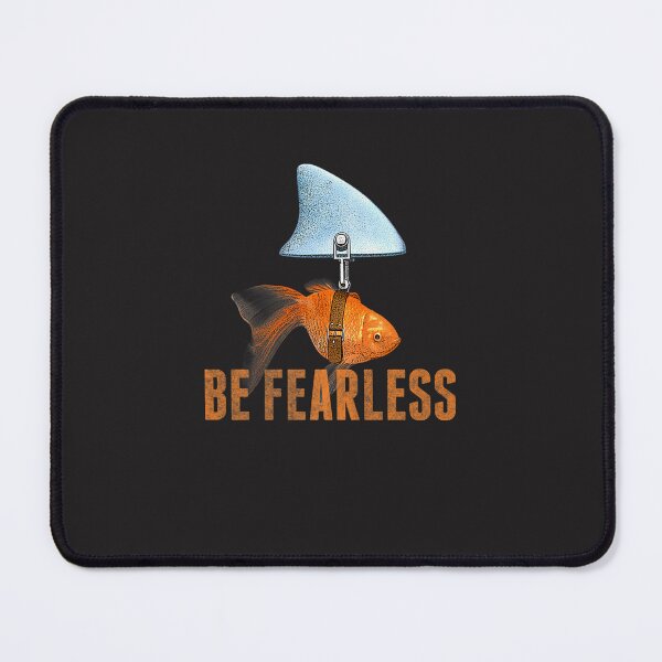 Item preview, Be Fearless Be Kind Be Brave Goldfish Shark Fin Premium designed and sold by laddenjksplan.