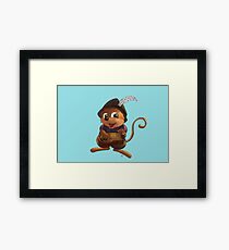 Alfred Plays the Zither Framed Print