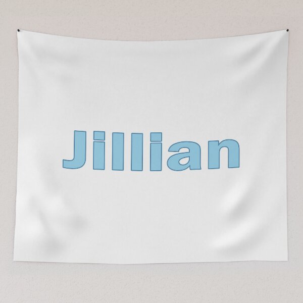 Item preview, Jillian - blue name lettering text - 0522 designed and sold by PrettyDesserted.