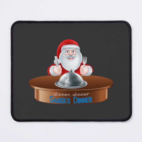 Item preview, Winner, Winner Santa’s Dinner! Dark Grey designed and sold by PawsitiveMum.
