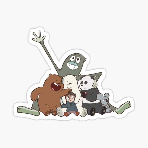 We Bare Friends Sticker