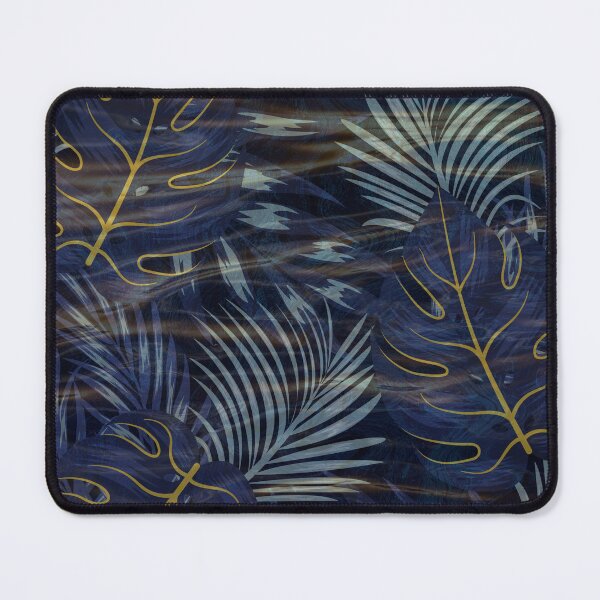 Item preview, emerald green dark luxury leaf pattern designed and sold by Beeroclock.