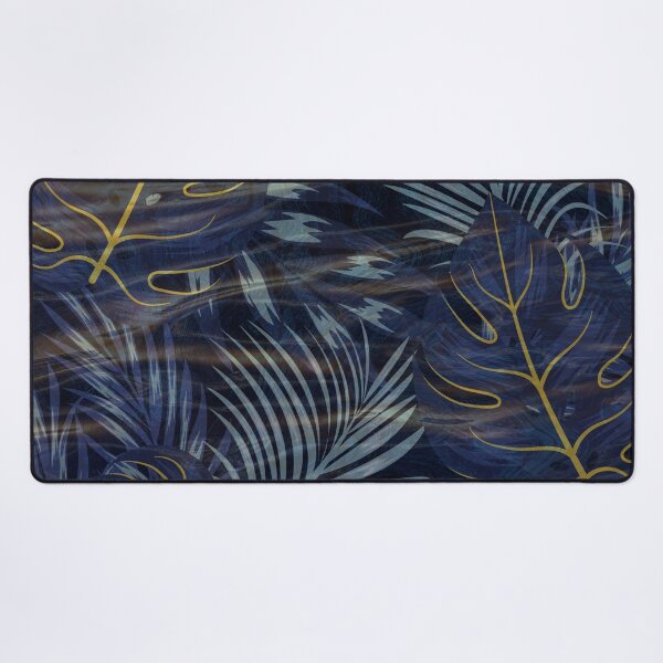 Item preview, emerald green dark luxury leaf pattern designed and sold by Beeroclock.