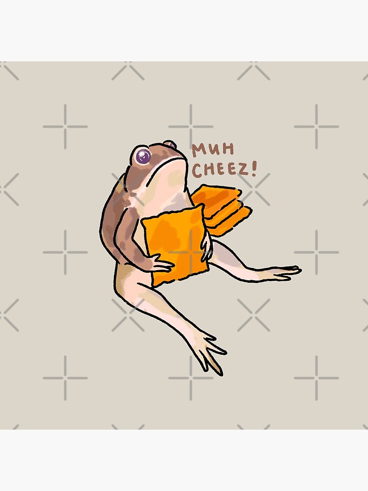 Cheez it frog Art Print for Sale by Ashleysnook