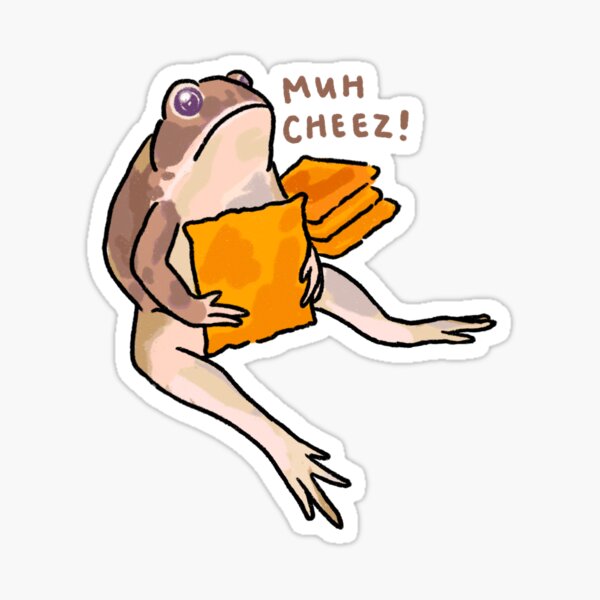 "Cheez it frog" Sticker for Sale by Ashleysnook Redbubble