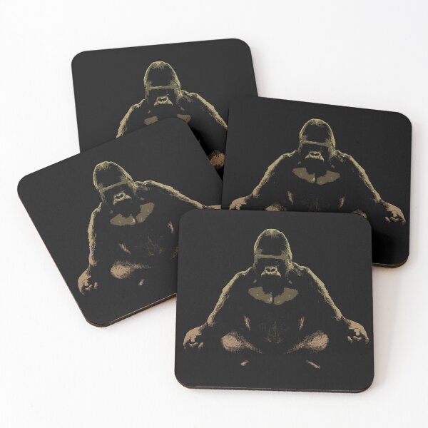 Item preview, Ape Meditating designed and sold by Bronzarino.