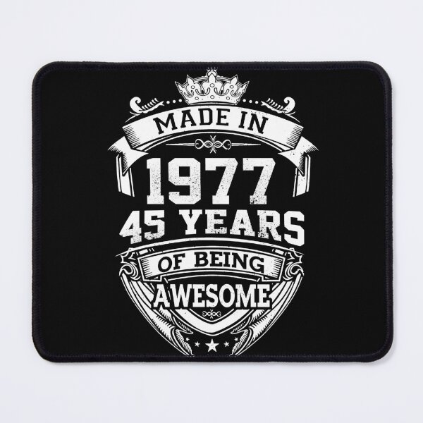 Item preview, Made In 1977 45 Years Of Being Awesome Classic Birthday designed and sold by AraJordeStore.