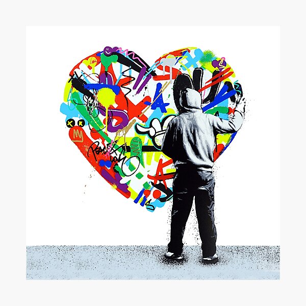 Item preview, Graffiti Heart Street Art designed and sold by Teecha.