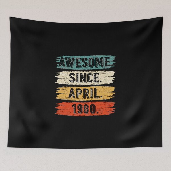 Item preview, 42 Years Old Gifts Awesome Since April 1980 42nd Birthday designed and sold by MoHaCo.