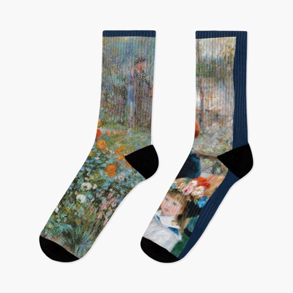 Item preview, Trendy spliced Renoir paintings Two Sisters and Garden  designed and sold by Fibracreativa.