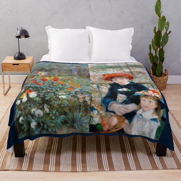 Item preview, Trendy spliced Renoir paintings Two Sisters and Garden  designed and sold by Fibracreativa.