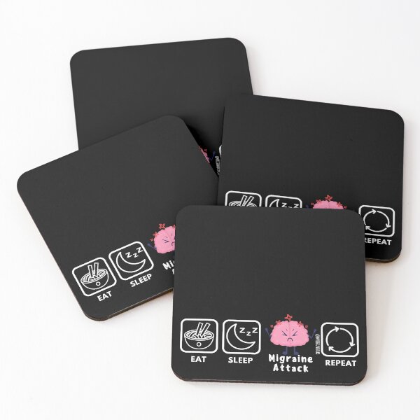 Item preview, Eat.Sleep.Migraine Attack.Repeat designed and sold by Migraine Australia.