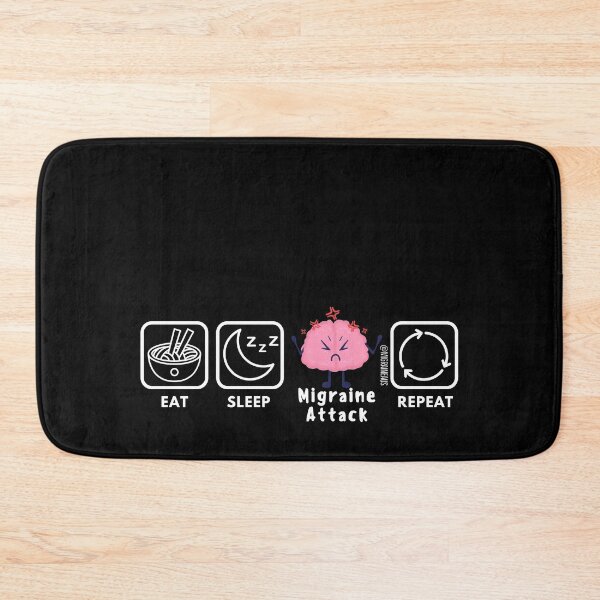 Item preview, Eat.Sleep.Migraine Attack.Repeat designed and sold by Migraine Australia.