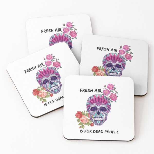 Item preview, Morbid Fresh Air Is For Dead People colorful designed and sold by ObsesRetail.
