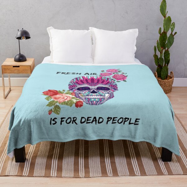 Item preview, Morbid Fresh Air Is For Dead People colorful designed and sold by ObsesRetail.