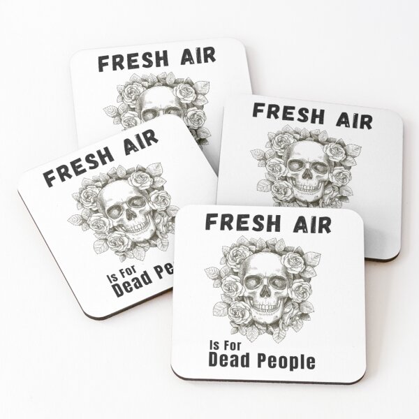 Item preview, Morbid Fresh Air Is For Dead People morb designed and sold by ObsesRetail.