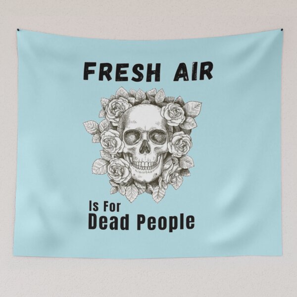 Item preview, Morbid Fresh Air Is For Dead People morb designed and sold by ObsesRetail.