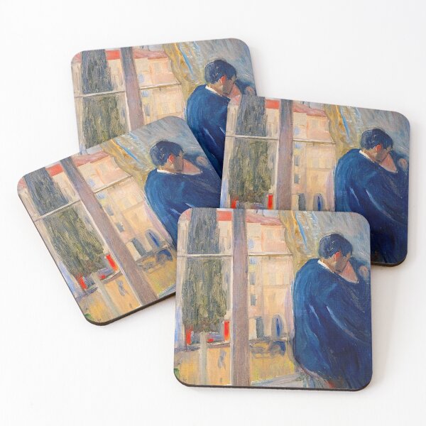 Item preview, Kiss by the Window - Edvard Munch designed and sold by SimpleJoyStyle.