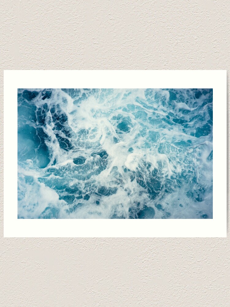 Alternate view of Sea Waves in the Ocean Art Print