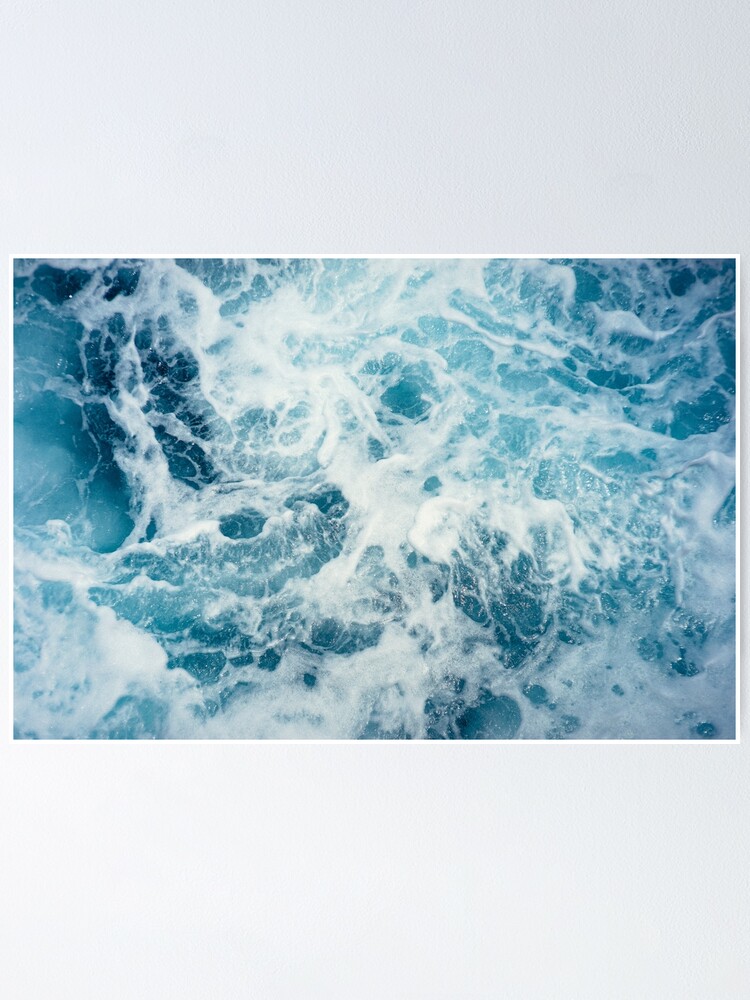 Alternate view of Sea Waves in the Ocean Poster