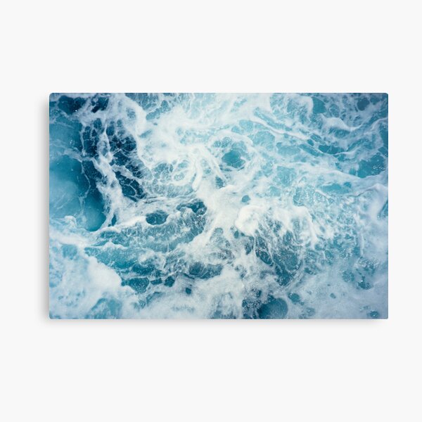 Sea Waves in the Ocean Metal Print