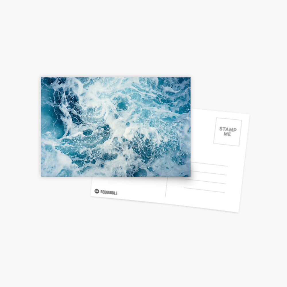 Sea Waves in the Ocean Postcard