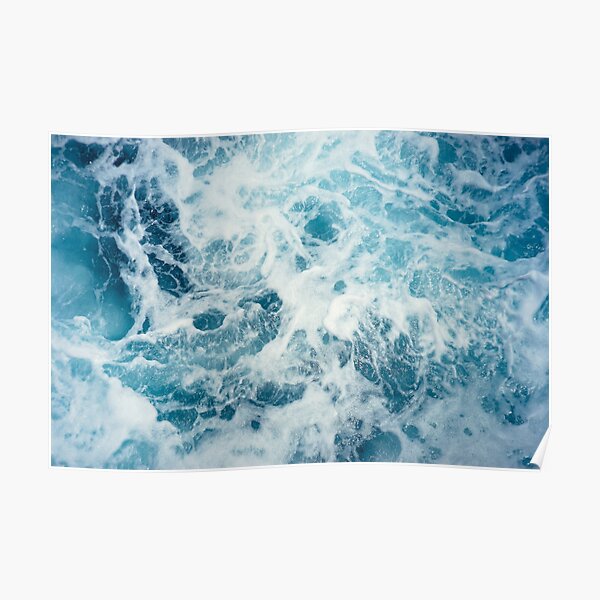 Sea Waves in the Ocean Poster