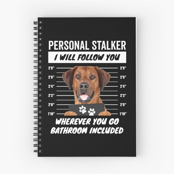 Item preview, Personal Stalker Dog – Rhodesian Ridgeback designed and sold by More Cute Dogs.