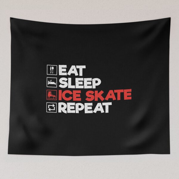 Item preview, Eat Sleep Ice Skate Repeat: Funny Ice Skater Ice Skating Lover designed and sold by Adexyl.