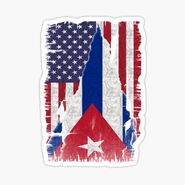 Cuban Flag Stickers for Sale