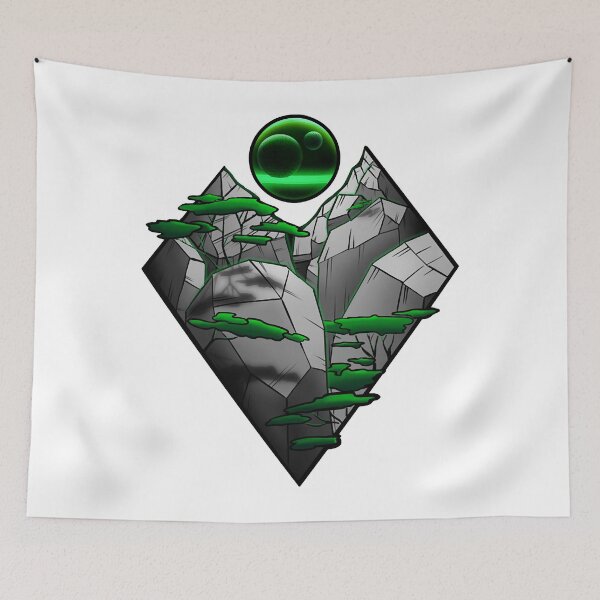 Item preview, Alien landscape Green Picture T-shirt designed and sold by BehrendsWhit.