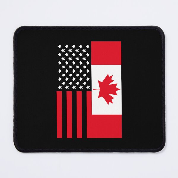 Item preview, USA Friendship American Canadian Flag Canada designed and sold by bestshirtdesign.